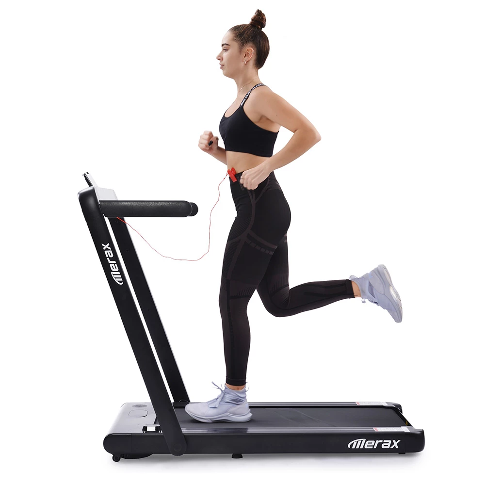 Best deal 🎁 Merax 2.25 HP Electric Folding Treadmill 2-in-1 Running Machine with Remote Control/LED Display Fully Assembled Portable - Black ❤️ 1 Best deal 🎁 Merax 2.25 HP Electric Folding Treadmill 2-in-1 Running Machine with Remote Control/LED Display Fully Assembled Portable - Black ❤️