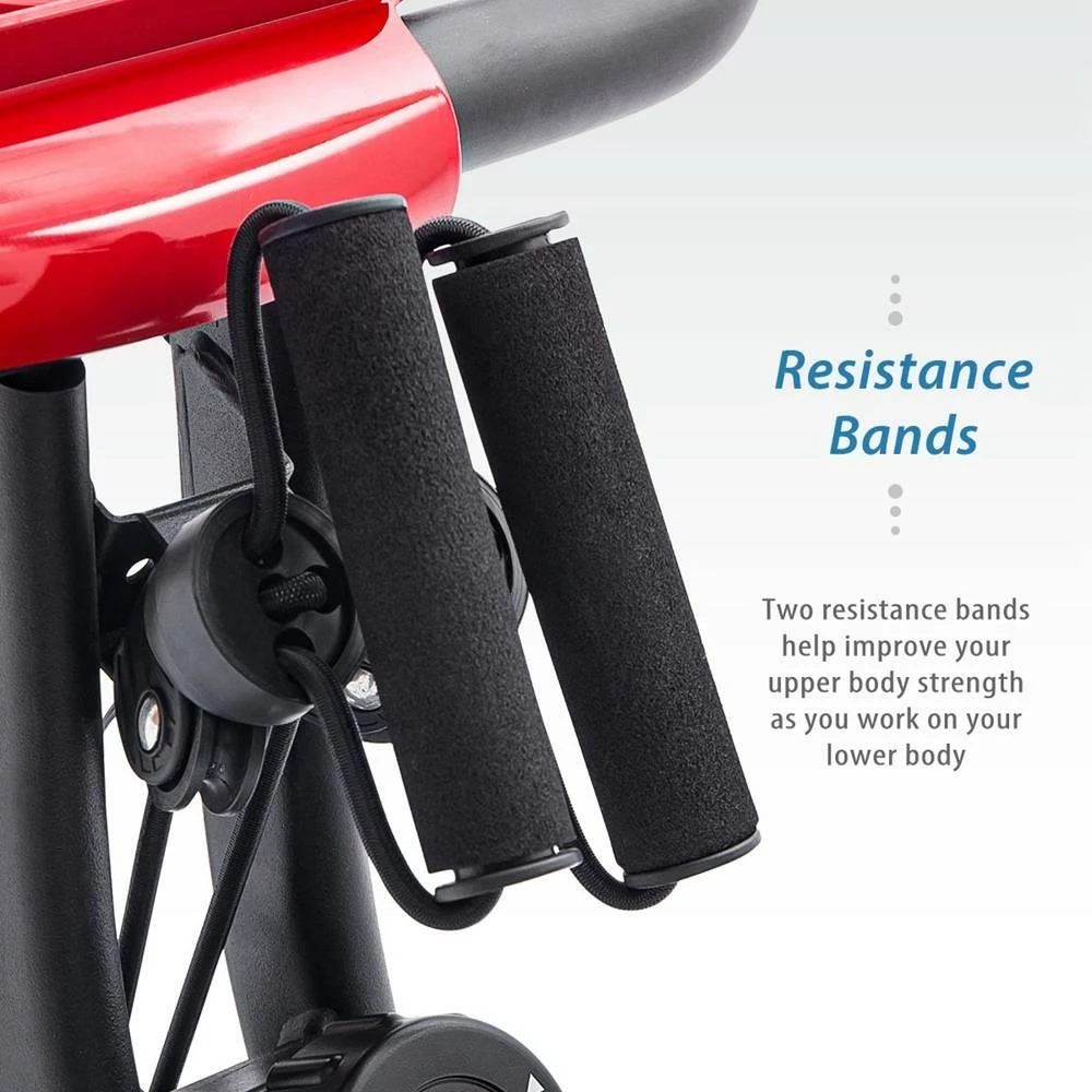 Cheapest π Merax X-Bike Magnetic Folding Fitness Bike 2.5 kg Flywheel LCD Display For Cardio Workout Cycling Indoor Exercise Training - Black Red π 4 Cheapest π Merax X-Bike Magnetic Folding Fitness Bike 2.5 kg Flywheel LCD Display For Cardio Workout Cycling Indoor Exercise Training - Black Red π - Image 4