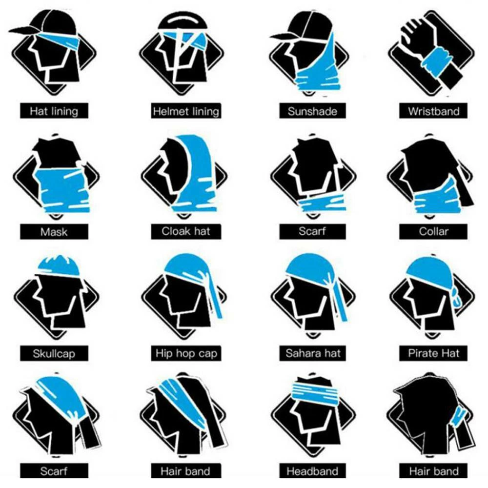 Best Pirce π― Outdoor Sports Magic Scarf Bicycle Riding Headband Soft Breathable Stain Resistant Design - Random Color π 3 Best Pirce π― Outdoor Sports Magic Scarf Bicycle Riding Headband Soft Breathable Stain Resistant Design - Random Color π - Image 3