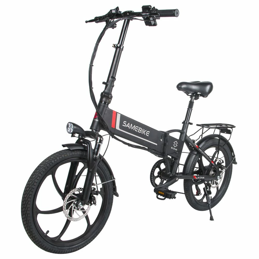 Best deal π Samebike 20LVXD30 20 Inch Portable Folding Electric Bike 10Ah Battery Shimano 7 speed Smart Moped Bicycle 350W Motor Max 35km/h Aluminum Alloy LED Front Light Adjustable Heights - Black π 4 Best deal π Samebike 20LVXD30 20 Inch Portable Folding Electric Bike 10Ah Battery Shimano 7 speed Smart Moped Bicycle 350W Motor Max 35km/h Aluminum Alloy LED Front Light Adjustable Heights - Black π - Image 4