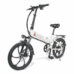 Top 10 👏 Samebike 20LVXD30 20 Inch Portable Folding Electric Bike 10Ah Battery Shimano 7 speed Smart Moped Bicycle 350W Motor Max 35km/h Aluminum Alloy LED Front Light Adjustable Heights - White 🌟 -DE Sports & Outdoors Shop samebike 20lvxd30 folding electric moped bike white 1574132173697 1