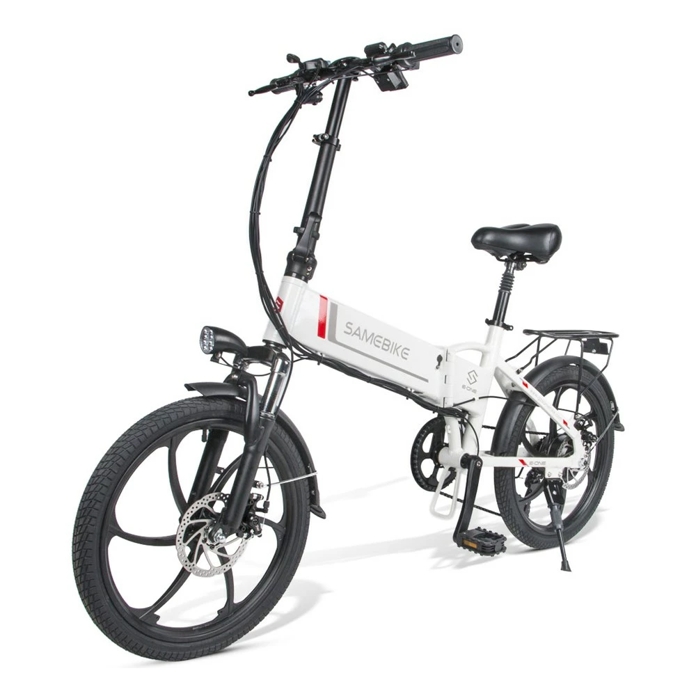 Best Pirce π₯° Samebike 20LVXD30 20 Inch Portable Folding Electric Bike 10Ah Battery Shimano 7 speed Smart Moped Bicycle 350W Motor Max 35km/h Aluminum Alloy LED Front Light Adjustable Heights - White π 2 Best Pirce π₯° Samebike 20LVXD30 20 Inch Portable Folding Electric Bike 10Ah Battery Shimano 7 speed Smart Moped Bicycle 350W Motor Max 35km/h Aluminum Alloy LED Front Light Adjustable Heights - White π - Image 2