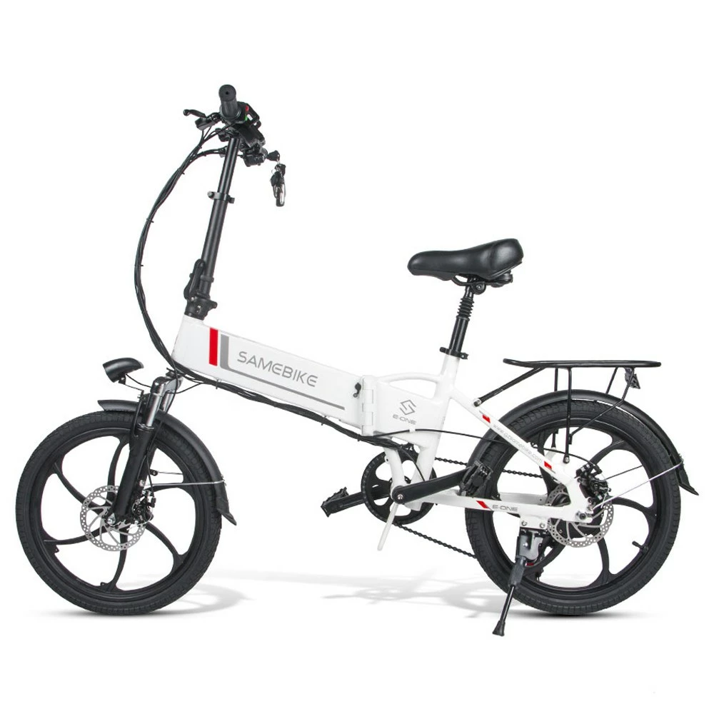 Best Pirce π₯° Samebike 20LVXD30 20 Inch Portable Folding Electric Bike 10Ah Battery Shimano 7 speed Smart Moped Bicycle 350W Motor Max 35km/h Aluminum Alloy LED Front Light Adjustable Heights - White π 3 Best Pirce π₯° Samebike 20LVXD30 20 Inch Portable Folding Electric Bike 10Ah Battery Shimano 7 speed Smart Moped Bicycle 350W Motor Max 35km/h Aluminum Alloy LED Front Light Adjustable Heights - White π - Image 3