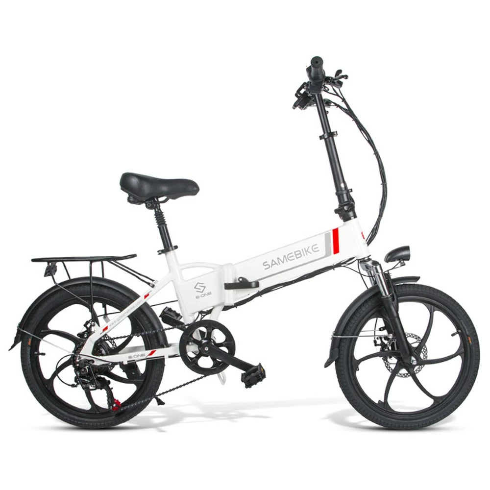 Best Pirce π₯° Samebike 20LVXD30 20 Inch Portable Folding Electric Bike 10Ah Battery Shimano 7 speed Smart Moped Bicycle 350W Motor Max 35km/h Aluminum Alloy LED Front Light Adjustable Heights - White π 4 Best Pirce π₯° Samebike 20LVXD30 20 Inch Portable Folding Electric Bike 10Ah Battery Shimano 7 speed Smart Moped Bicycle 350W Motor Max 35km/h Aluminum Alloy LED Front Light Adjustable Heights - White π - Image 4