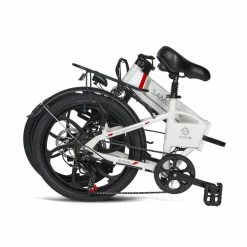 Top 10 👏 Samebike 20LVXD30 20 Inch Portable Folding Electric Bike 10Ah Battery Shimano 7 speed Smart Moped Bicycle 350W Motor Max 35km/h Aluminum Alloy LED Front Light Adjustable Heights - White 🌟 -DE Sports & Outdoors Shop samebike 20lvxd30 folding electric moped bike white 1574132174910 1