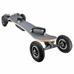 Promo 🎉 SYL-08 V3 Version Electric Off Road Skateboard With Remote Control 1450W Motor up to 38km/h 10Ah Battery Maple Plank 8 inch Wheel Max load 130kg Left Foot Front Regular Stance - Black ⭐